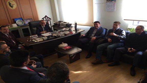 AK Parti İlçe Başkanı ve Ekibinden İlçe Milli Eğitim Müdürlüğüne Ziyaret