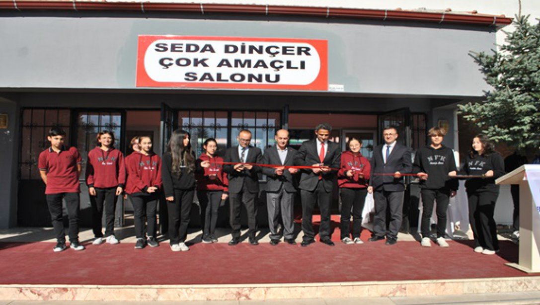 Demirci'de Anlamlı Açılış, Seda Dinçer'in adı okulunda yaşayacak!