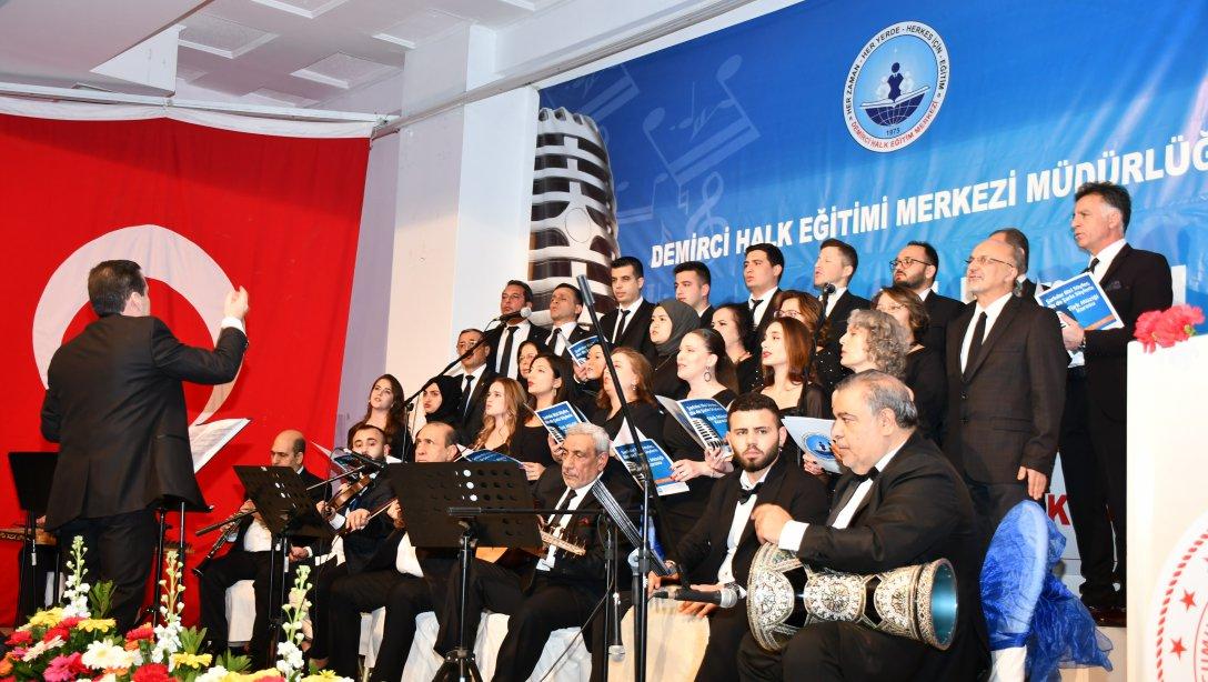 Demirci Hal Eğitim Merkezinden Muhteşem Türk Halk Müziği Konseri